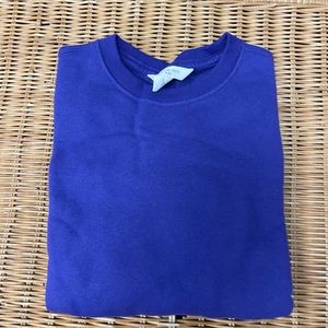 Lands’ End kids purple sweatshirt size large 6/7